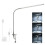 Lampe de bureau à pince USB 10 W, 36 LED, éclairage blanc, commande tactile, intensité variable, lampe 2