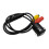 (Single camera)Car DVD navigation 12V reversing rear view HD CCD punched front view camera universal 3