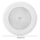 VINGVO Motion Sensor Nattljus - Runt - 6 LED-ljus - Vit - ABS - Batteri 2