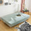 Stretch sofföverdrag Armlöst sofföverdrag Elastisk bäddsoffa överdrag, 190-210 cm 1 st. 3