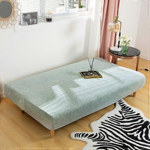 Stretch sofföverdrag Armlöst sofföverdrag Elastisk bäddsoffa överdrag, 190-210 cm 1 st. 2