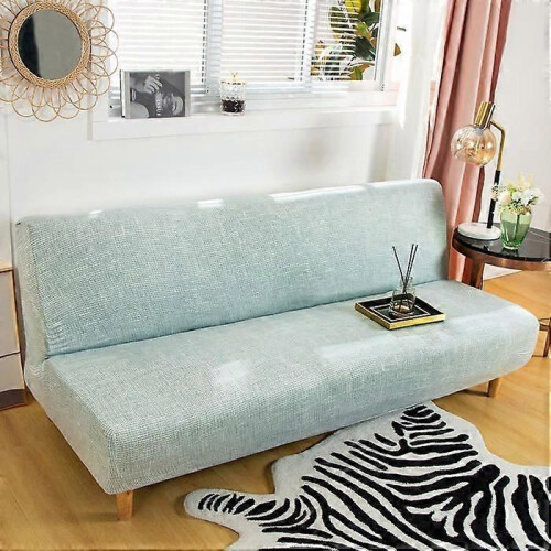 Stretch sofföverdrag Armlöst sofföverdrag Elastisk bäddsoffa överdrag, 190-210 cm 1 st. 1