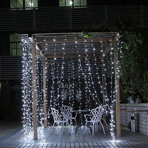 LED-lichtslinger - 3m x 3m - 300 LED's - Wit - 10W - Binnen 2