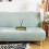 Stretch sofföverdrag Armlöst sofföverdrag Elastisk bäddsoffa överdrag, 190-210 cm 1 st. 4
