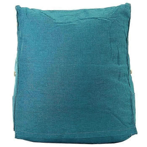 Cuscino - Comodo - Blu - 45x45x20cm - Fodera sfoderabile - Tasca laterale 2