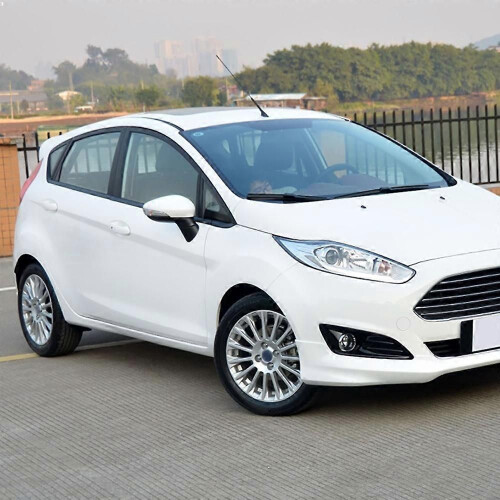 (1st kvar) Vänster/Höger Vit Bakifrån Sidospegel Byte av lock Cap Case Shell för Ford Fiesta 1