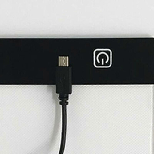 Tablette lumineuse LED A4 ultra fine et portable avec câble USB 1