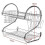 Drainer - TEMPSA - 2 våningar - Slitstarkt stål - Silver - Modern design 2