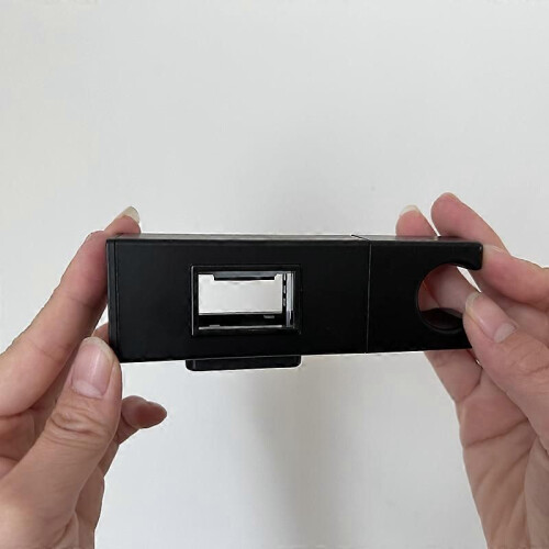 (noir) Support de douchette de rechange carré, support de douchette réglable 30 x 18 mm, support de 2