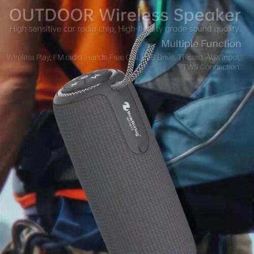 Portable Wireless Bluetooth Speaker 10W Stereo Speaker with Amplifier Support FMTF for Computer Cell 1