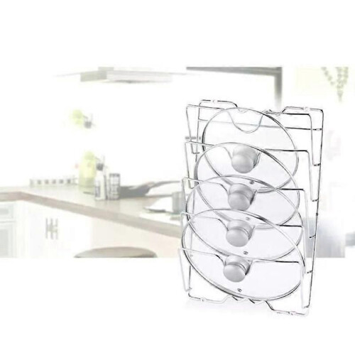 Accessoires de cuisine Support mural pour couvercles de casseroles Support de rangement pour couvercles 1