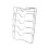 Accessoires de cuisine Support mural pour couvercles de casseroles Support de rangement pour couvercles 4