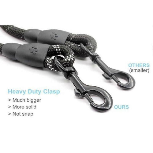 5FT Strong Dog Leash with Comfortable Handle for Medium and Large Dogs 2