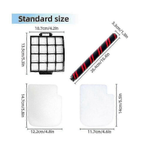 Replacement Brushroll & Filter for Az3000 Az3002 Stratos Vacuum Cleaner 2