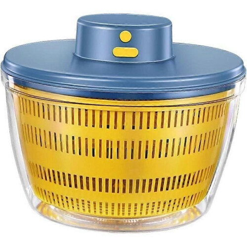 Electric Salad Spinner Rechargeable Automatic Colander Large Capacity Drying Salad Spinner Blue 640 2