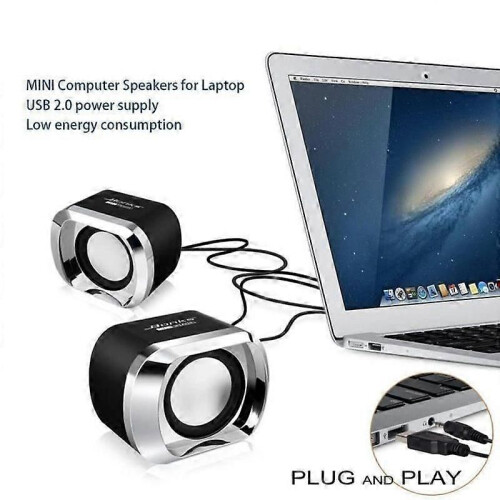 USB 20 draagbare luidsprekers bekabelde stereo mini desktopcomputerluidspreker voor laptop-pc notebook 1