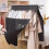Funda protectora para ropa de 90 a 110 cm, color negro, universal, para perchero. 2