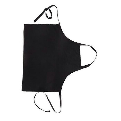 Klassiskt design Köksförkläde Chef Haklapp, Svart 2