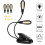 14 LED USB Rechargeable Eye-Caring Reading Light Flexible Clip-on Reading Lamp B- 2
