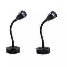 2 Pieces Reading Lights Led Spotlight 12v Dimmable Switch Wall Bedside Lamp Interior Light Motorhome 6000k White for Motorhome Zekai