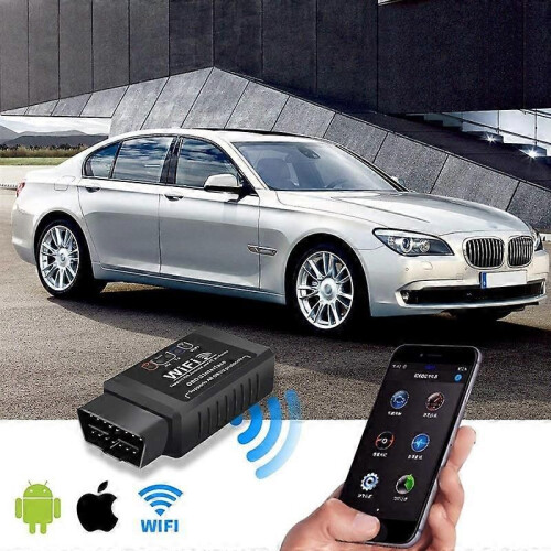 WiFi OBDII ELM327 OBD2 Auto Scanner för iPhone Android PC Fordonsproblem Motordiagnostisk scan Läs 1
