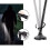 Foldable Walking Stick With LED Light Adjustable Folding Lightweight Walking Cane Black 2