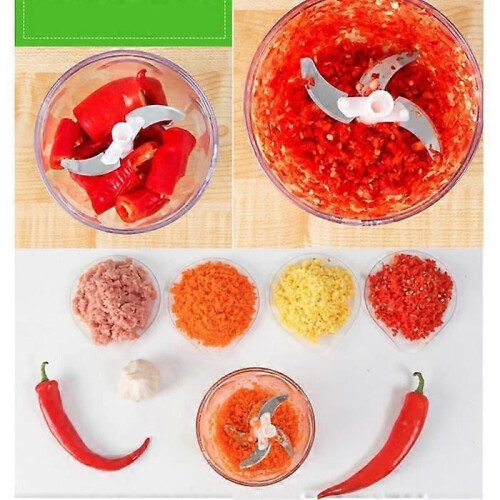 Hachoir manuel multifonction en plastique 2