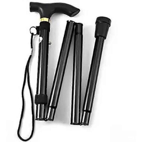 Walking Stick - Unspecified - Foldable - Adjustable 86-97 cm - Aluminum Alloy - Non-slip 1