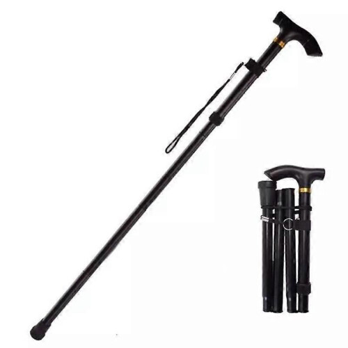 Walking Stick - Unspecified - Foldable - Adjustable 86-97 cm - Aluminum Alloy - Non-slip 2