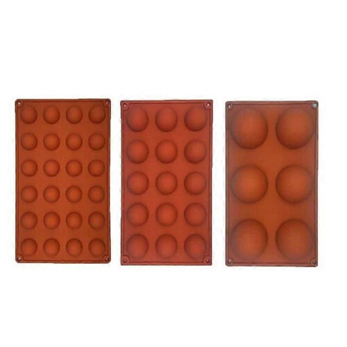 Half Sphere Silikon Kakform Muffin Choklad Cookie Form Bakform 3st Pg590 1