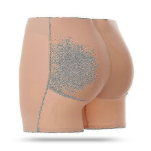 (L, Boxer 222beige) Women Padded Push Up Panties Butt Lifter Shaper Fake Ass