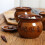 Ceramic Stew Pot Drum Shape For Use 1set 4.7x4.7x3.5in 8
