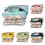 Solid Color Pencil Case Large Capacity with 3 Compartments Black 4