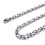 Collana con ciondolo dell'amicizia e ciondolo d'amore per uomo e donna - 2 catene da 45 cm e 55 cm - 4