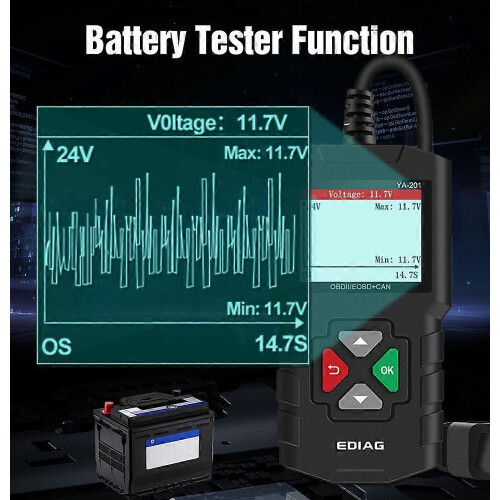 (YA206) Kingbolen YA201 OBD2 Lecteur de Code Scanner Automobile Professionnel pour Outils de Diagnostic 2
