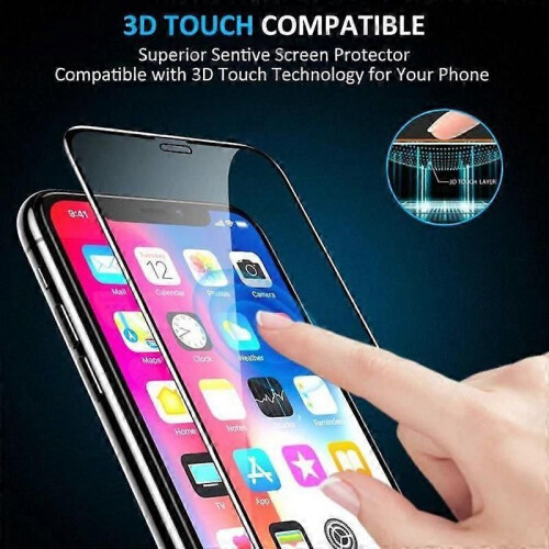 Tempered Glass for iPhone 11 Pro Max Easy Installation Frame No Bubbles 3D Full Coverage Screen Protector 2
