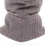 Dam vintermössa Scarf Stickad Mjuk Mode Bekväm julklapp - Grå 3