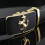 Cowhide Leather Belt - Jaguar - Black - Classic - Automatic Buckle for Men 4