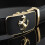 Cowhide Leather Belt - Jaguar - Black - Classic - Automatic Buckle for Men 3