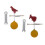 (Model 1) Outdoor Spinner Target Plinking Target Screw-to-tree 3.5mm 4
