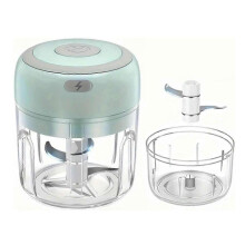 (white) Electric Chopper Garlic Chopper Mini Electric USB Food and Meat Chopper Garlic Crushers Sturdy and Durable Vegetable Crushers Kitchen Gadgets