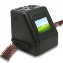 Film Slide Scanner with 2.0 Inch TFT IPS HD Display, Converts 135/126/110/Super8 Slides to JPG for Windows and PC