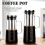 (1000ml) Clear Glass Teapots Portable Cold Brew-Drip Coffee Pot for Kitchen 3