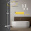 Edelstahl 12 Zoll Duschkopf – Einfache Montage an Wand oder Decke 4