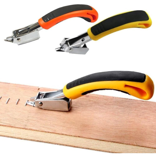 Multifunctional Nail Puller Tool for Carpenters, Steel Construction, Interior Use, Demolition Tool, R8F6 Yellow 1