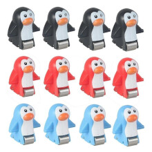 (12pcs penguin) Durable Replacement Slide Stairs Toy Spare Part for Electric Tracks Game - Enhanced Durability for Endless Fun