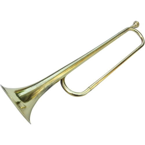 C Flat Bugle Brass Marching Signal for Band and Cavalry Beginners, Portable Lightweight Design, Durable Construction 2