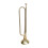 C Flat Bugle Brass Marching Signal for Band and Cavalry Beginners, Portable Lightweight Design, Durable Construction 1
