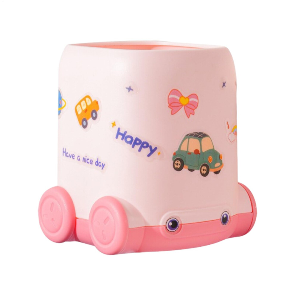 Desk Pen Holder | Pink Decorative Autodesign Pencil Cup for Office, School, and Kids' Room, Stylish Storage Organizer-image-OPC-PK7ZVY5-NEW