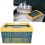 Plastic Folding Containers and Storage (Large Size, Yellow-Green, Durable Material) 2